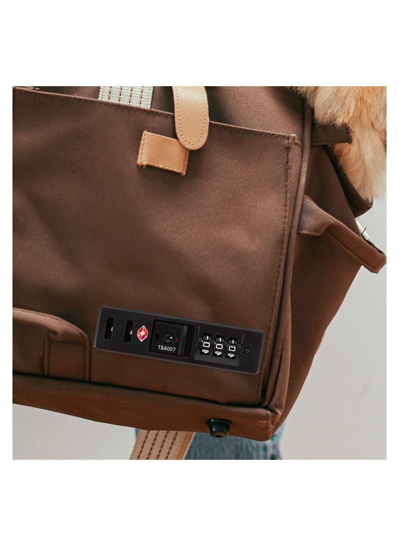 SYOSI - Code Combination Lock for Luggage, TSA-Approved Luggage Lock Portable Code Lock Anti-Theft Suitcase Lock Built-In Sunk Lock Durable Travel Lock Luggage Safety Equipment Travel Lock for Suitcase - Image 1