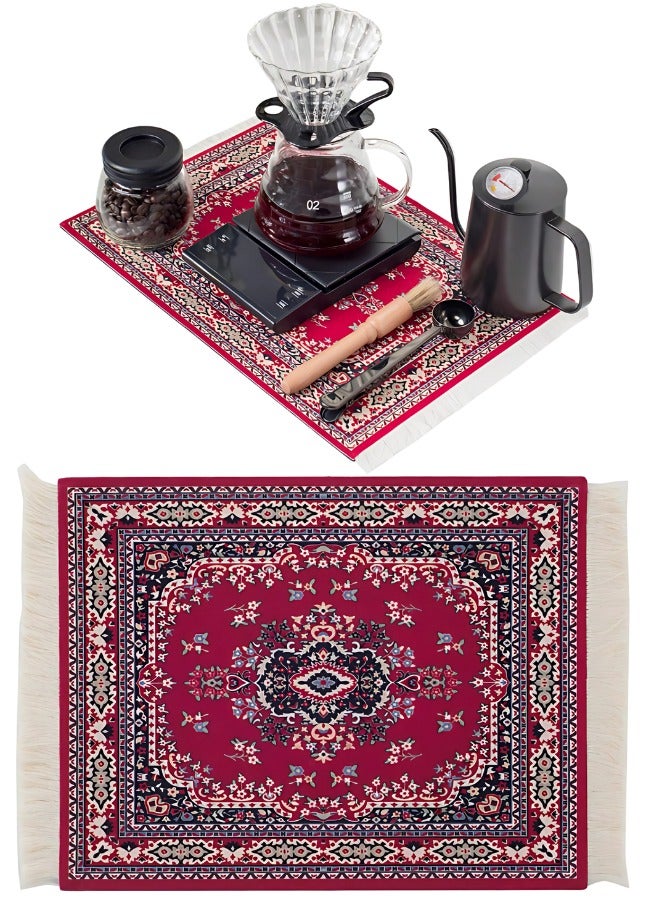 Coffee Mat Coffee Cup Mat Coffee Mug Mat Table Mat,Carpet table coasters, - Image 1