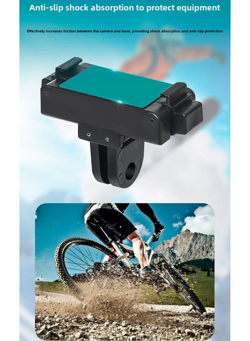 Magnetic Adapter Mount for Action Cameras – Foldable Quick-Release Connector with Dual Ports and Universal 1/4 Base for Flexible Shooting - Image 5