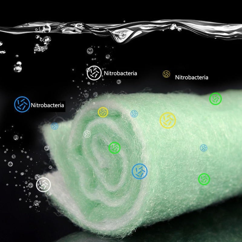 Yamibobo Fish Tank Sponge Pad Pond Filter Sponge Aquarium Filter Wool Biological Filter Pad Aquarium Tanks Filter Aquarium Tanks Filter Pad Water Tank Sponge Mat Filter Cotton - Image 5