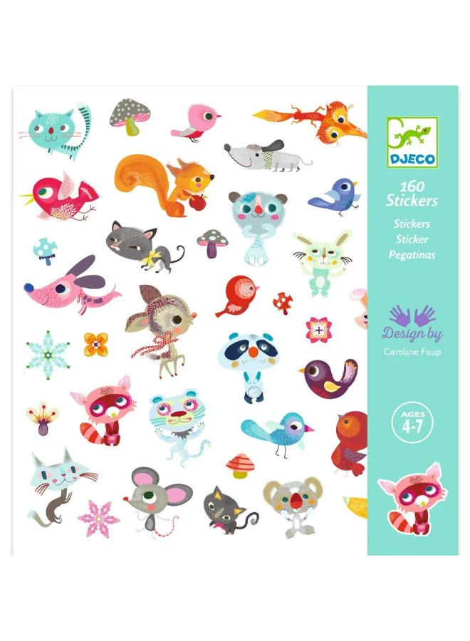 DJECO Little Friends Stickers