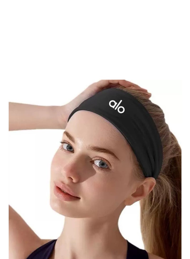 alo Alo Yoga Women's Wide Stretch Yoga Fitness Headband - Image 3