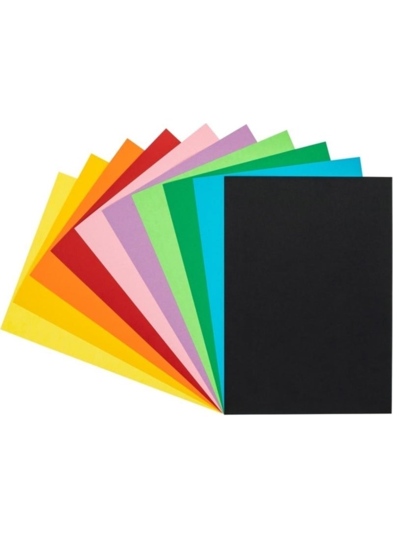 Bigpoint Background Cardboard A4 120 Gram Assorted 10 Colors 