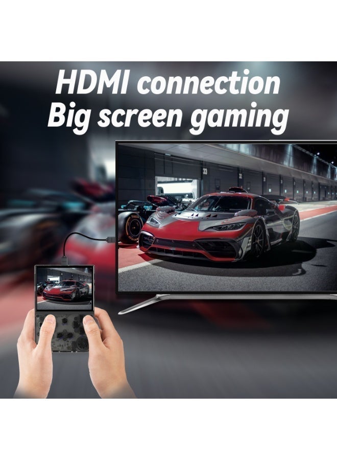 ANBERNIC RG35XX New Retro Handheld Game Console Linux System HDTV Output 3.5 Inch IPS Screen 64G TF Card 5500+ Classic Games 2600mAh Battery Black - Image 5