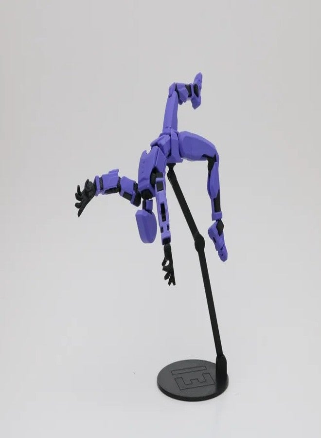 Beoals Robot Assemble,Lucky Robot 13 Action Figure, Creative 3D Printed Action Figure, Multi Jointed Action Figures Desktop Decorations for Kids Adult (Pack of-1) (Purple) - Image 2