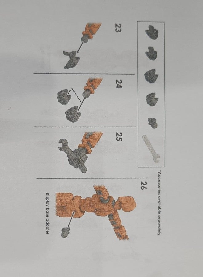 Beoals Robot Assemble,Lucky Robot 13 Action Figure, Creative 3D Printed Action Figure, Multi Jointed Action Figures Desktop Decorations for Kids Adult (Pack of-1) (Purple) - Image 5