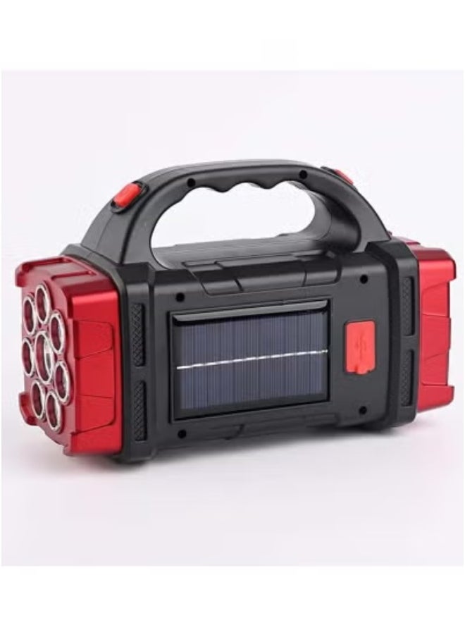 JAJEEK Solar Lantern Flashlight – USB Rechargeable Portable Emergency Light with 4 Modes – Waterproof, Durable, Multi-Color Lantern for Camping, Hiking, Outdoor Adventures, and Power Outages – Lightweight with Long Battery Life for Reliable Use Anywhere  - Image 2