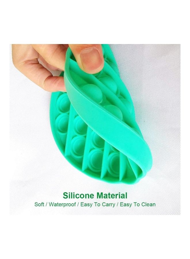 Alyashmac 3-Piece Silicone Push Pop Bubble Sensory Squeeze Fidget Stress Relieve Squishy Toy 12.5x1.5x12.5cm - Image 4