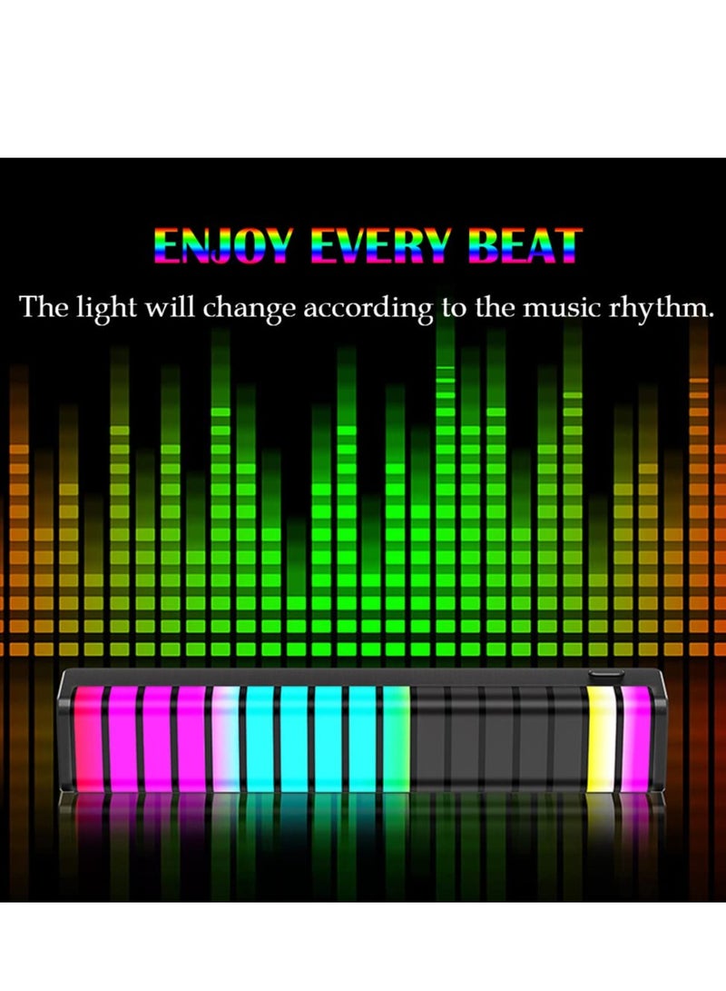 إسكدنيا Interior Car Ambient Light, Mini Interior Car LED Light with ON/Off on u0026 Multicolors, Sound Active Function, TypeC-USB Cable, Vent Fixation with Clamp, RGB Ambient Lighting Kits, Car Accessories - Image 2