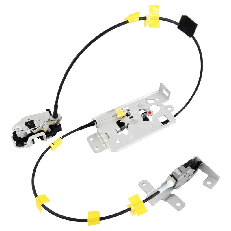 AUTOJARE Driver Left Side Upper and Lower Door Rear Lock Latch Actuator Cable Assembly Set for 2004-2008 Ford F150 Extended Cab Pickup - Image 1