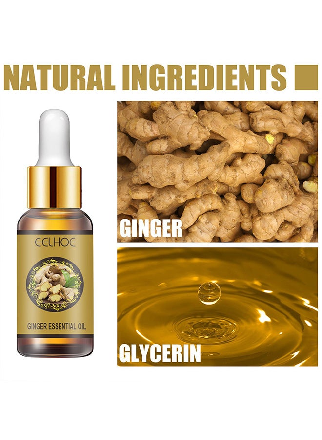 إيلهو زيت الزنجبيل العطري للتنحيف من إيلهو، يرطب ويشد البشرة ويجملها ويهدئها ويدلكها وزيت العناية بالجسم - Image 4