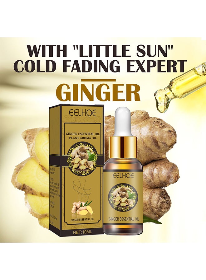 إيلهو زيت الزنجبيل العطري للتنحيف من إيلهو، يرطب ويشد البشرة ويجملها ويهدئها ويدلكها وزيت العناية بالجسم - Image 3