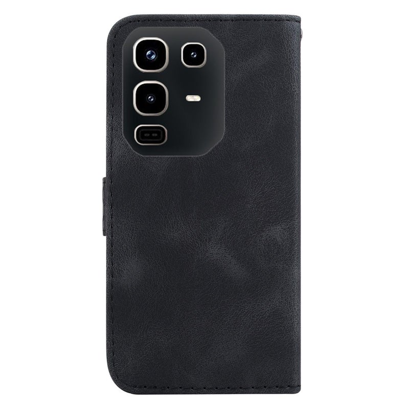 إيروريكس جراب هاتف جلدي منقوش على شكل سبعة أشكال لهاتف Infinix Note 50 4G / Note 50 Pro 4G (أسود) - Image 4