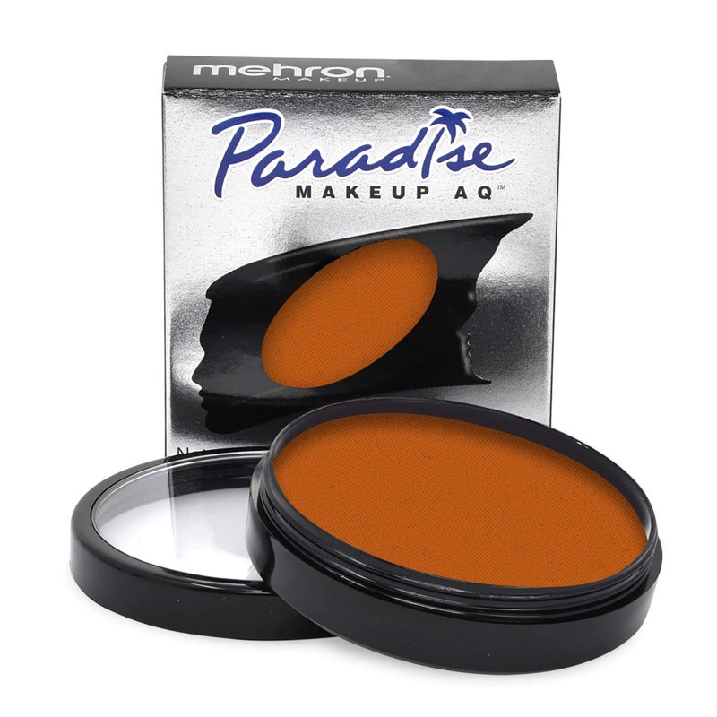 Mehron Makeup Paradise Makeup AQ Pro Size | Stage & Screen Performance, Face & Body Painting, Beauty, Cosplay, and Halloween | Water Activated Face Paint, Body Paint 1.4 oz (40 g) - Foxy - Image 1