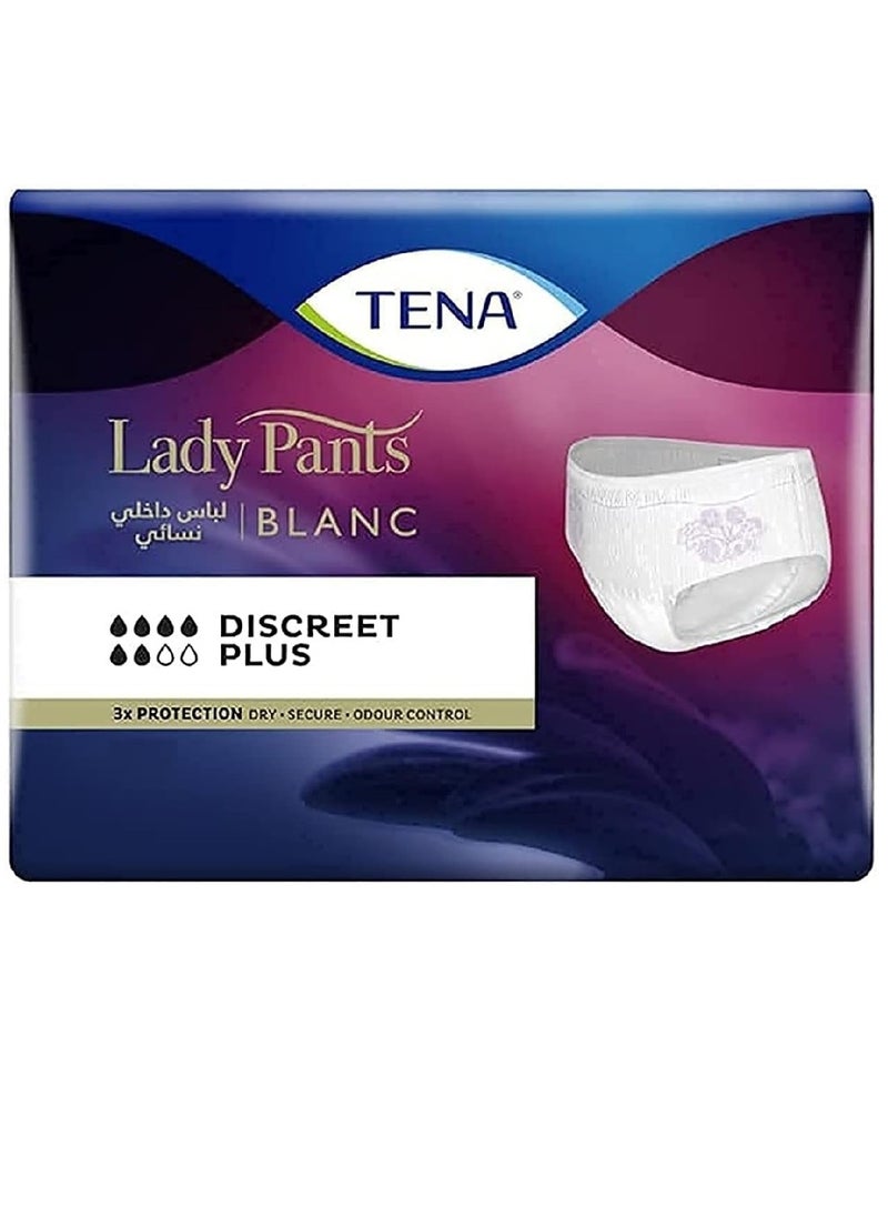 Tena TENA Adult Women's Discette Plus Incontinence Pants 18 Count, Size M Packaging May Vary 