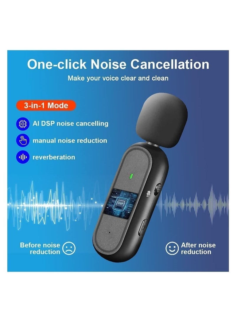 Wireless Lavalier Microphone for iPhone iPad, Plug-Play Wireless Mic, Mini Professional Wireless Lavalier Microphone, for Recording, Live Stream, YouTube, Facebook,TikTok - Image 5