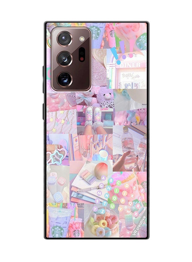 VR CREATIVE Protective Case Cover For Samsung Galaxy Note20 Ultra 5G Cute Collage Design Multicolour - Image 1