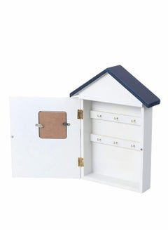 HOMESTAR Safe Key Storage, Wooden Cabinet, Wall Mounted Decorative Box Holder, Mediterranean Style, Ornament Beach Nautical Decoration for Home Decor, Creative Storage  - Image 5