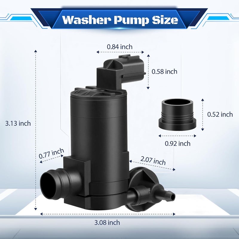 HHCSOP Windshield Washer Motor Pump for Nissan & Infiniti - Image 4