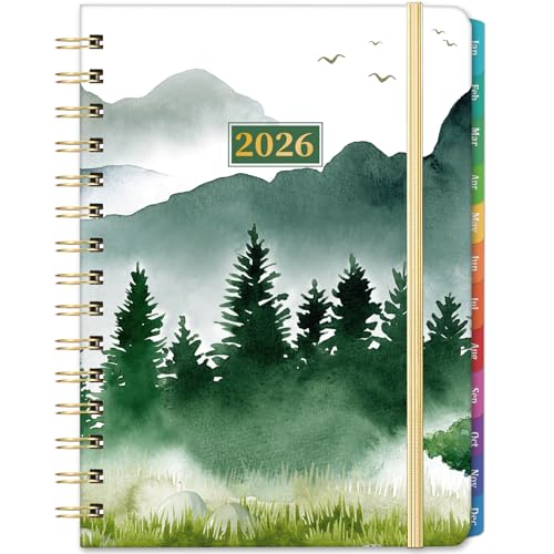 Coboll 2026 Planner - 2026 Planner Weekly and Monthly, Planner 2026 from Jan.2026-Dec.2026, 6.4" × 8.5" Planner with Thick Paper, Strong Twin-Wire Binding - Image 1