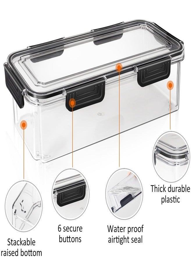 tutata Trading Card Storage Box Compatible with Top Loaders, Sports Cards Baseball Cards Storage Box with 10 Card Dividers - Image 4