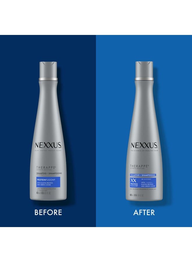 Nexxus Therappe Shampoo Ultimate Moisture For Dry Hair Silicone-Free 13.5 oz - Image 5