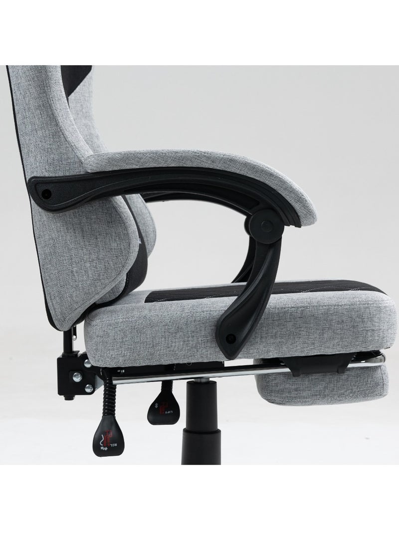 “Ergonomic Gaming & Office Chair with Footrest – High-Back Recliner, Lumbar Support, Adjustable Armrests & Headrest – Swivel Computer Desk Chair KSA” - Image 4