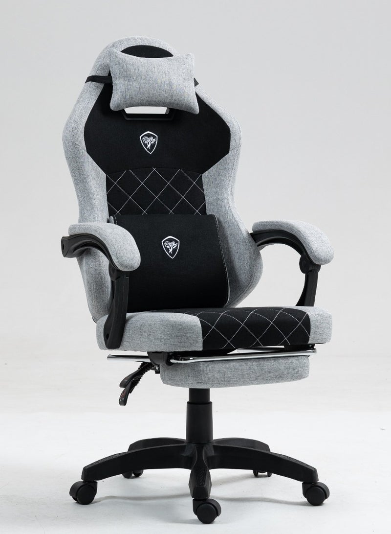 “Ergonomic Gaming & Office Chair with Footrest – High-Back Recliner, Lumbar Support, Adjustable Armrests & Headrest – Swivel Computer Desk Chair KSA” - Image 5