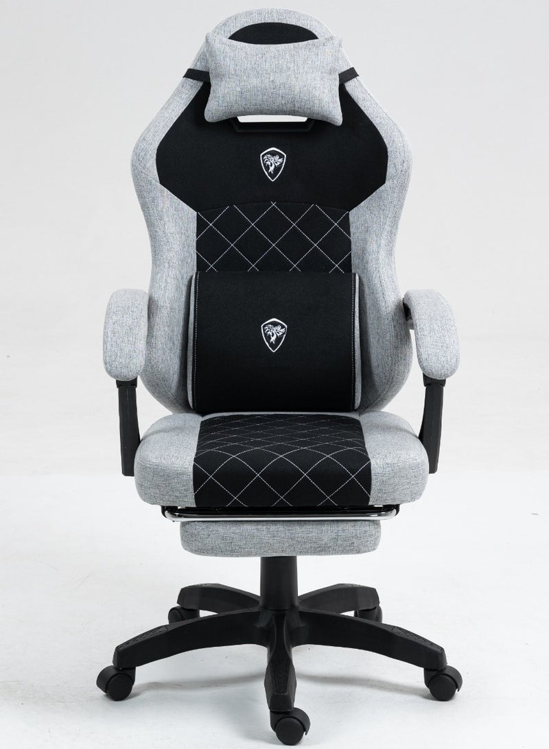 “Ergonomic Gaming & Office Chair with Footrest – High-Back Recliner, Lumbar Support, Adjustable Armrests & Headrest – Swivel Computer Desk Chair KSA” - Image 1