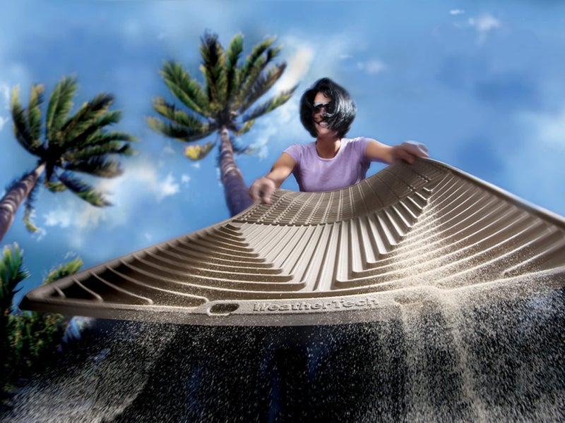 WeatherTech All-Weather Floor Mats for Ford Focus, Focus ST - 2nd Row (W272), Black - Image 2