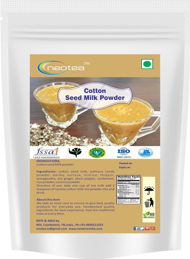 Neotea Cotton Seed Milk Powder, Paruthi Paal, 250G - Image 1