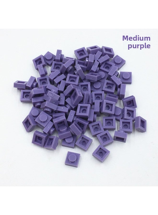 Building Block Parts Small Particles Basic Parts Short 1*1 Hole Pixel Particles Assembled Building Blocks Draw Two-dimensional Code 0.1 Kg/bag 