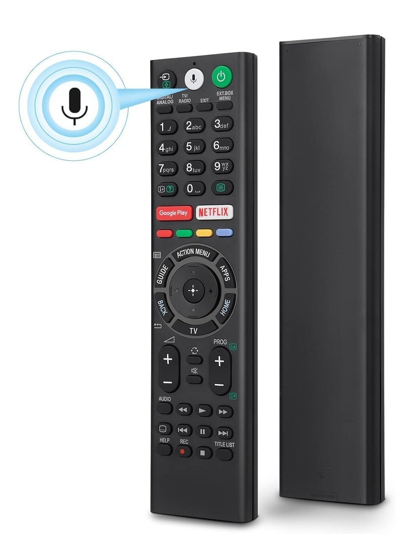 PopZa Voice Replacement Remote Control for TV – Universal Remote for All XR Full Array LED 4K Ultra HD Smart TVs – Seamless Control, Easy Setup, Ergonomic Design, Voice Control, Quick Navigation, Long Battery Life, Ideal for Home Entertainment - Image 1