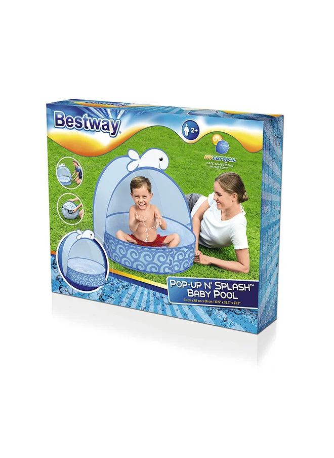 بست واي UV care Babyseat Popup Splash 78x68x60 Cm