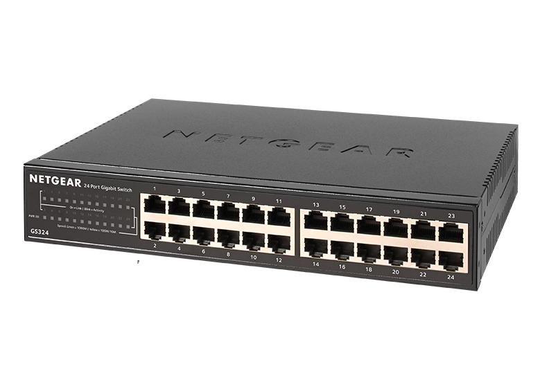 نت جير GS324-200EUS 24-Port Gigabit Unmanaged Switch Black - Image 2