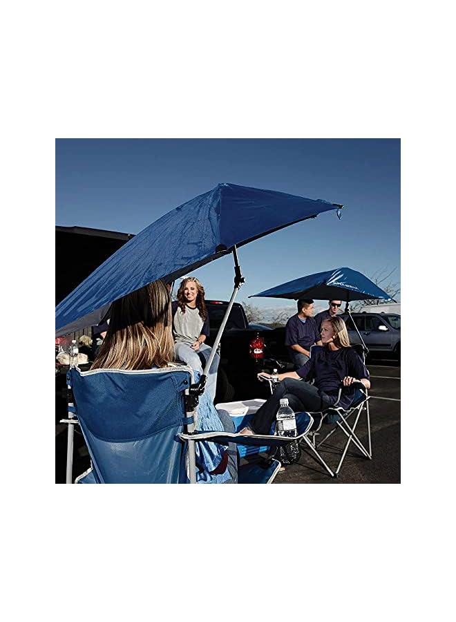 PROMASS Large Outdoor Leisure Folding Chair,Portable Fishing Folding Chairs With Detachable Umbrella,For Beach Patio Pool Park Outdoor Camping Chair - Image 3