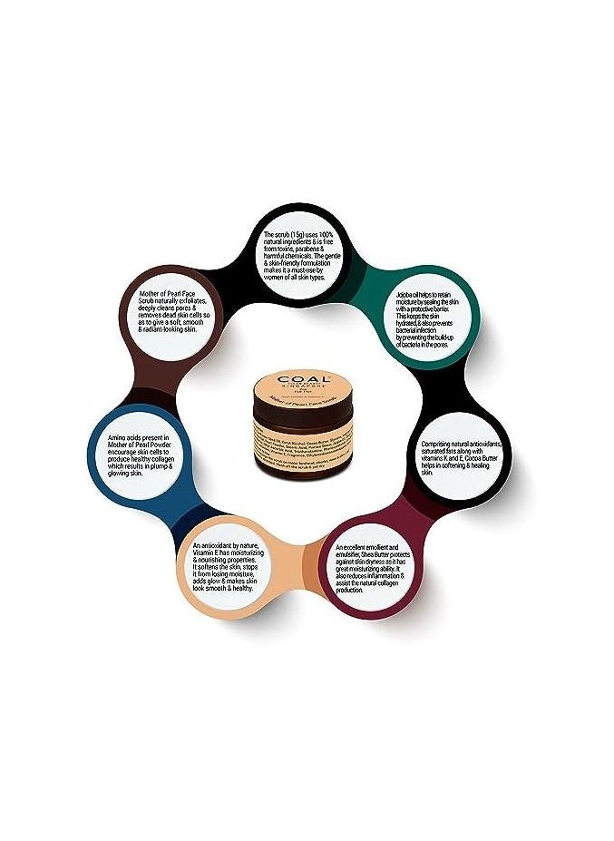 COAL CLEAN BEAUTY COAL Clean Beauty Mother of Pearl Face Scrub  - Image 4