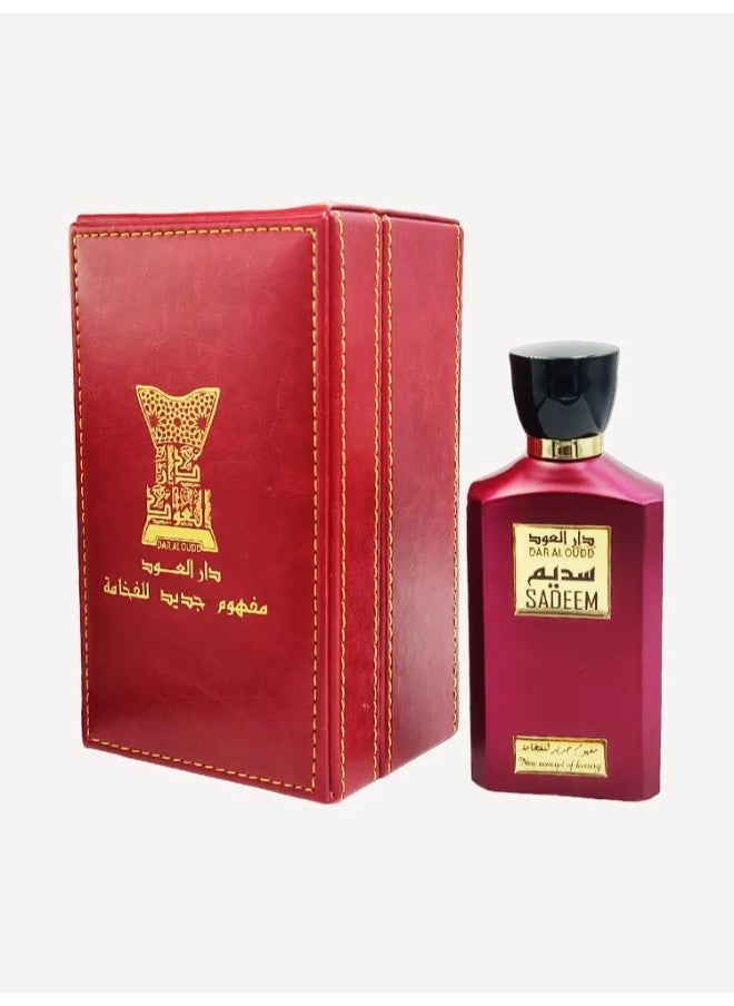 DAR AL OUDD - Sadeem Eau de Parfum Enchanting 100ml Fragrance with Turkish Rose, Mayyesi, and Musk Powder for Men - Image 1
