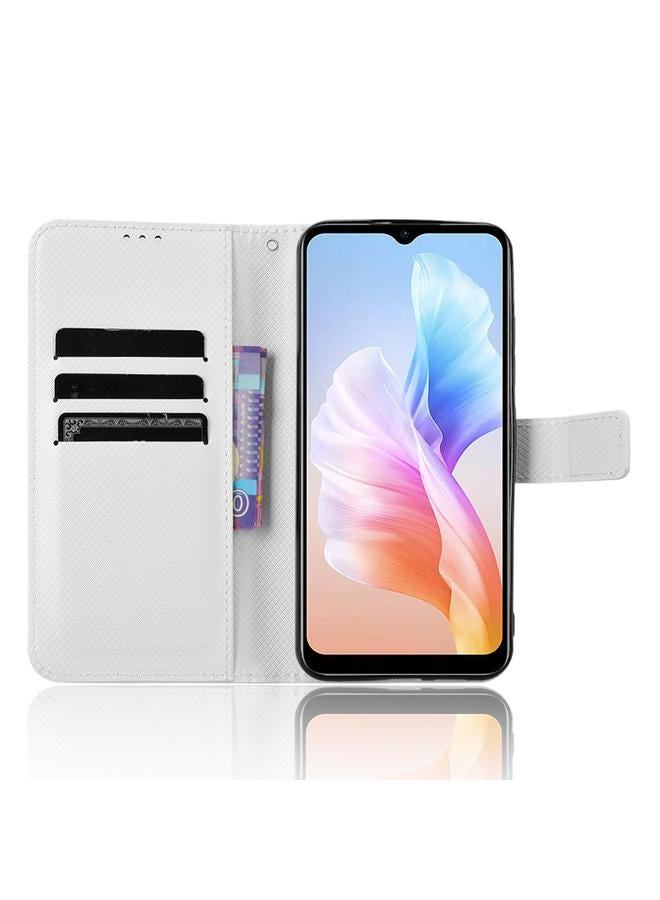 S-TOP Case For Doogee X98 Diamond Texture Leather Phone Case - Image 4