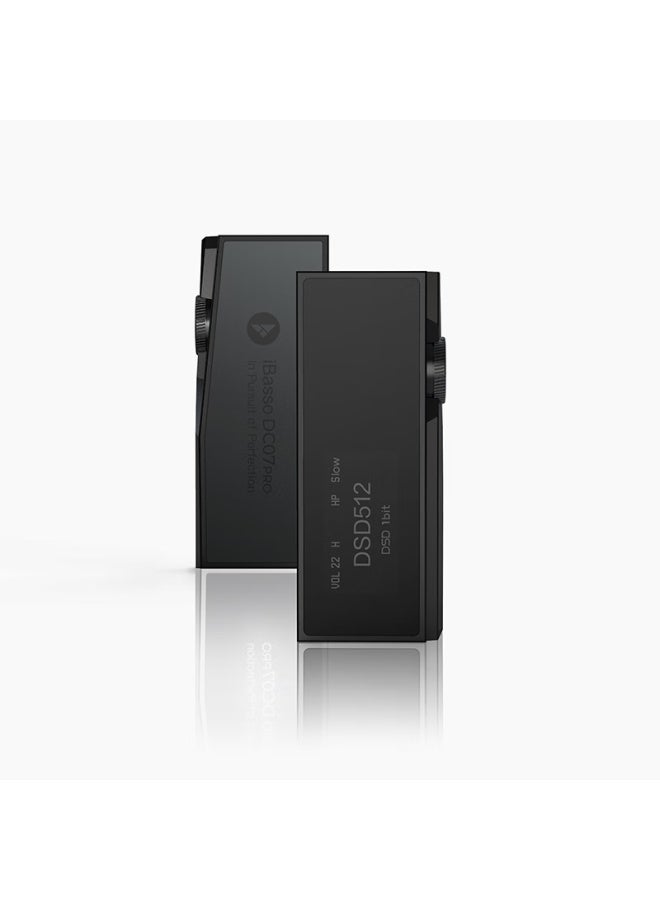 مضخم سماعات الأذن المتوازن Dc07pro 4.4mm متوازن 3.5mm جاك نوع-C كابل قابل للاستبدال HiFi محمول أندرويد كمبيوتر محول ذيل منزلي أسود