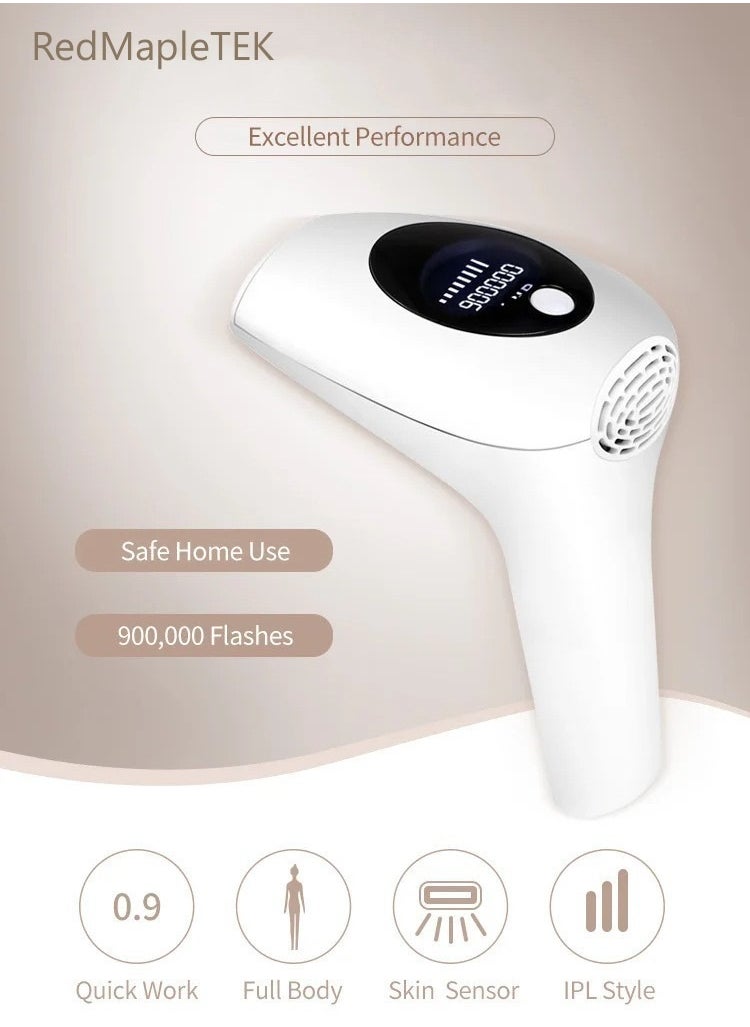RedMapleTEK - Portable Laser Hair Removal Device, Painless Full Body Hair Removal Device for Home Use - Image 1