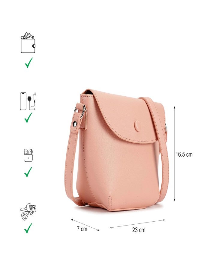 Fastrack Catch Me If You Can Sling Bag for Women | Small Size with Flap and Button Lock, Adjustable Strap | Stylish, Functional Sling Bag for On-the-Go - Image 4