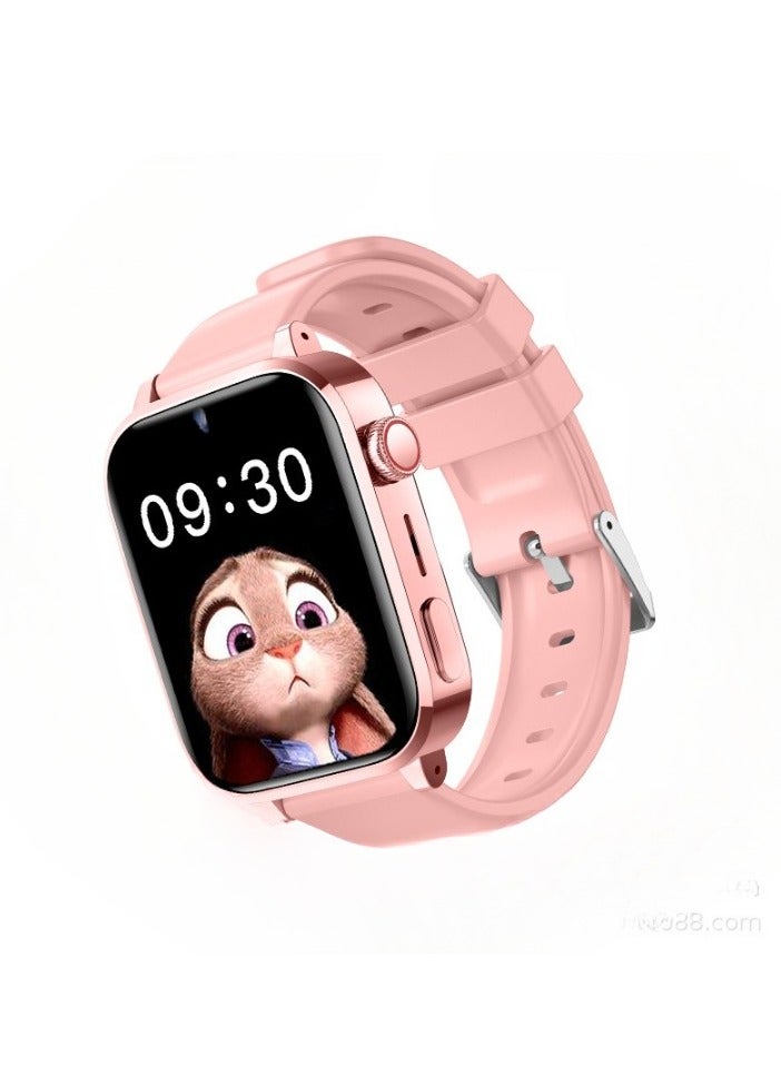 AROAQ Kids Smart Watch, Multifunctional Touching Screen Children Smartwatch, large screen multi-function video call smart watch for boys and girls, H18 Standard Edition-Pink - Image 1