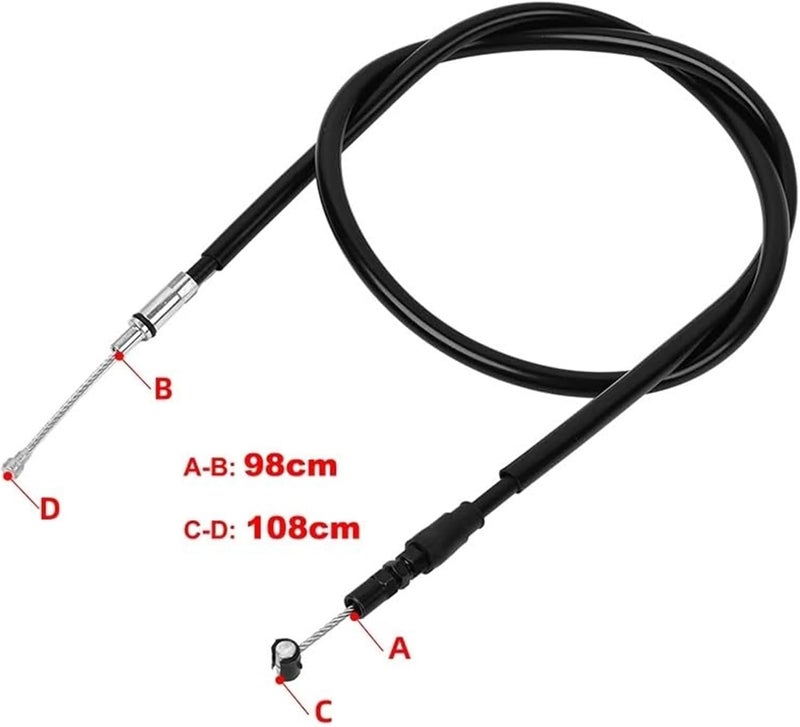 QASULER 108cm Motorcycle Clutch Control Cable - Image 4