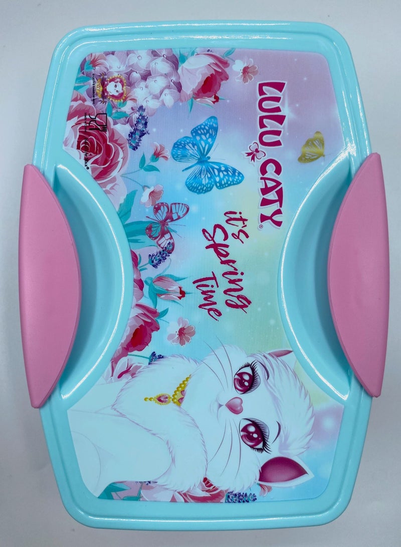LULU CATY Divided Plastic Lunch Box - Image 3