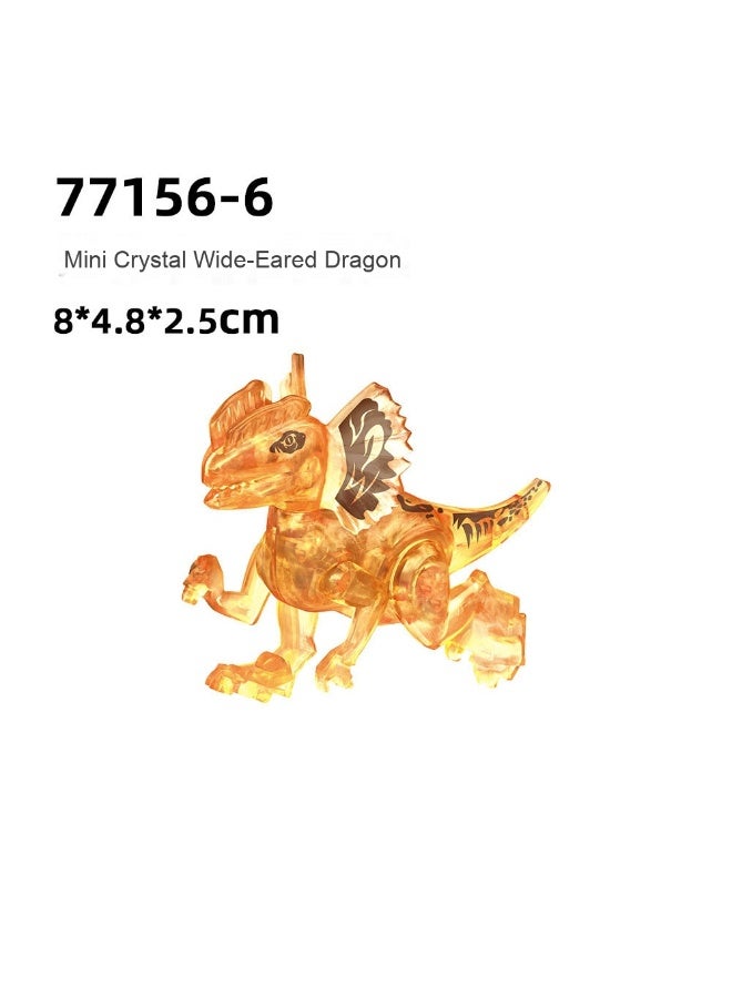 NIBEMINENT Jurassic Dinosaur Crystal Mini Building Blocks Toy