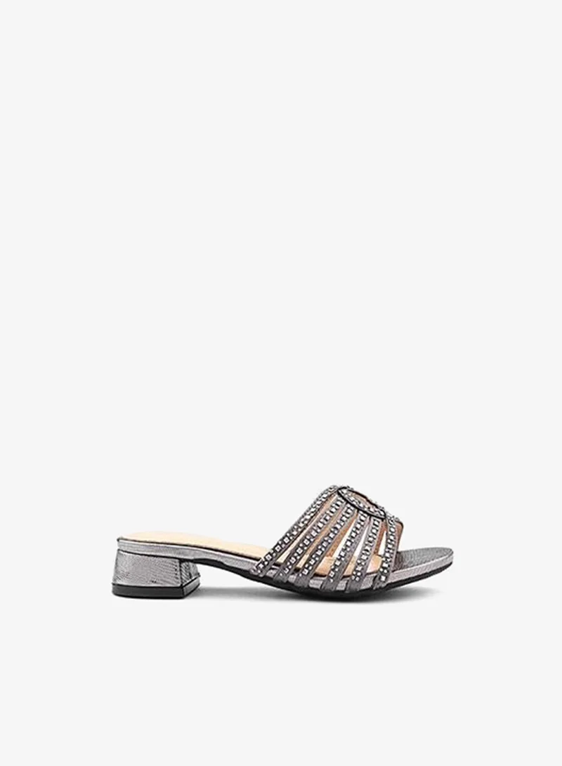 Cuple Girls Embellished Flat Slides