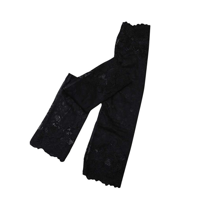 Tovip 3 Pairs 38CM Summer UV Protection Arm Sleeves Women Sexy Lace Floral Sleeve Arm Warmers Scar Cover Long Fingerless Driving Gloves - Image 4