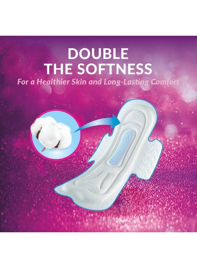 Private Feminine Pads Night With Wings, Maxi Pocket, Natural Cotton Feel, 48 Pads - Image 3