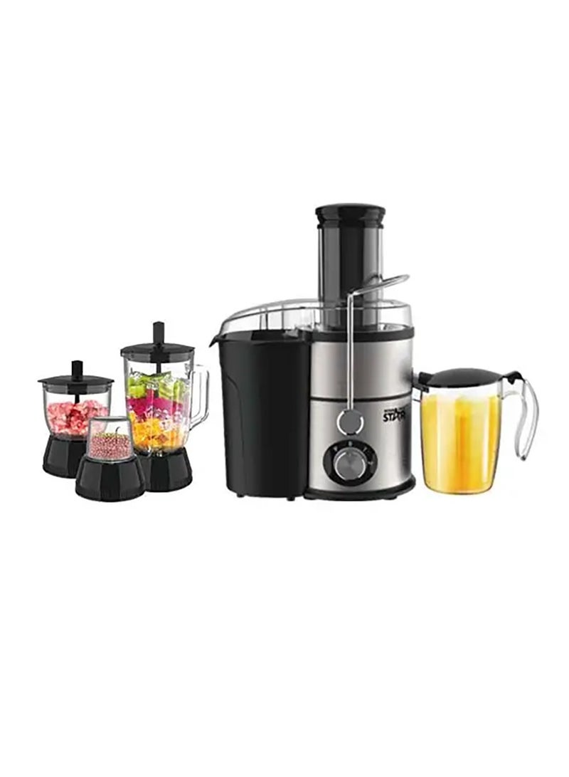 Winning Star ST-5556 4-in-1 Blender & Slow Masticating Juicer – 800W, Food Processor & Grinder, Large Capacity, Easy to Clean - Image 1